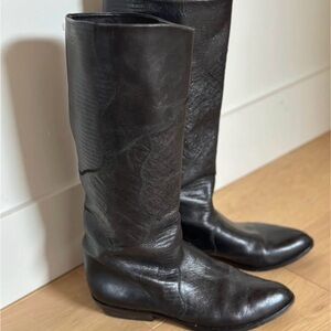 Women’s Italian Leather Boots Western style